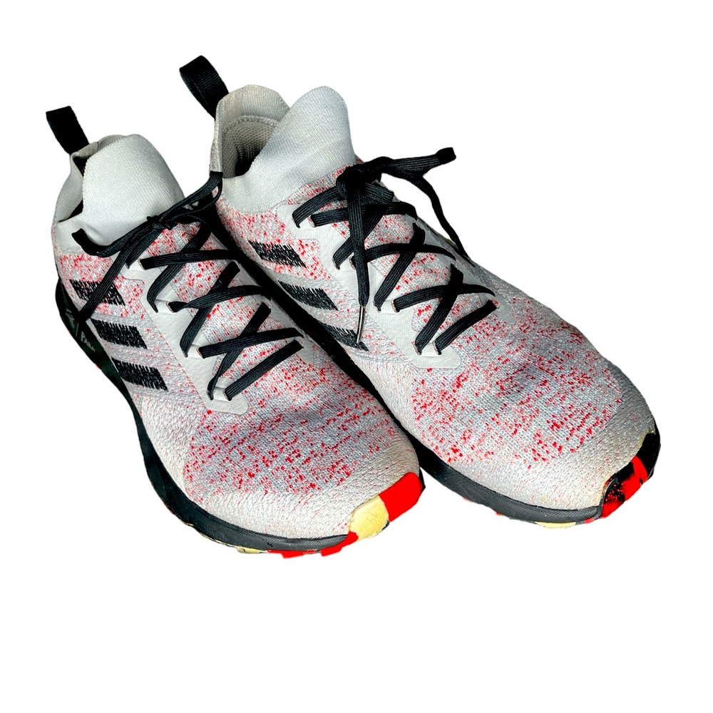 Adidas Terrex Two Parley RED/BLACK/GREY SNEAKERS FU7659 Men's Size 11.5